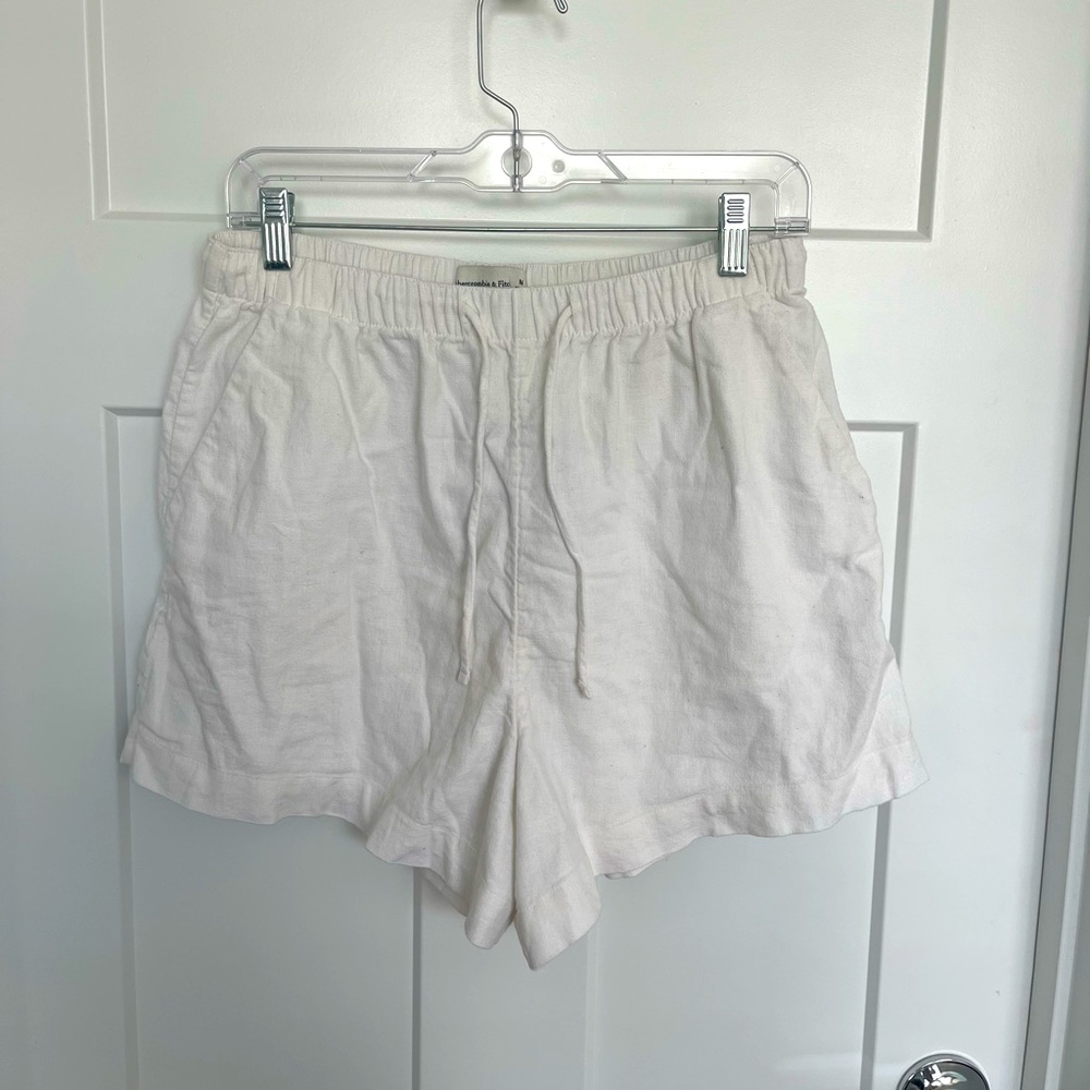 Abercrombie linen pull on shorts